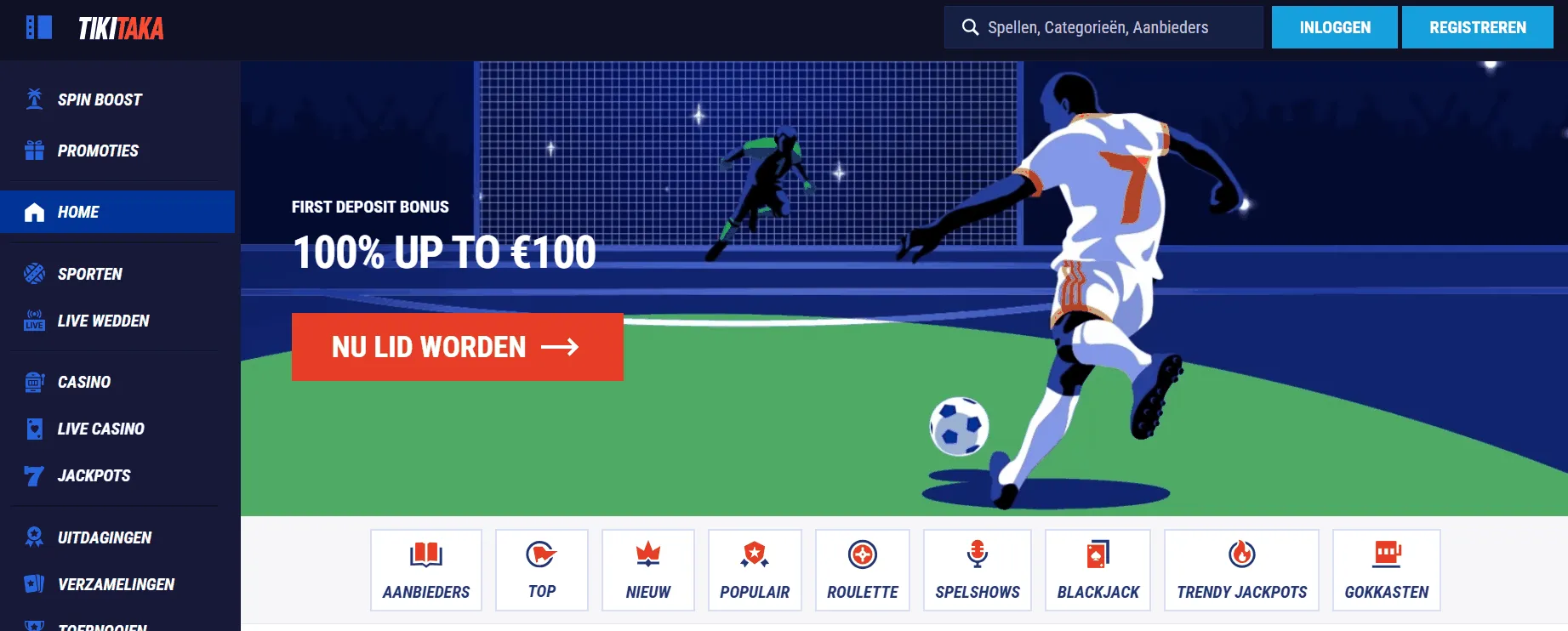 TikiTaka Casino Startseite